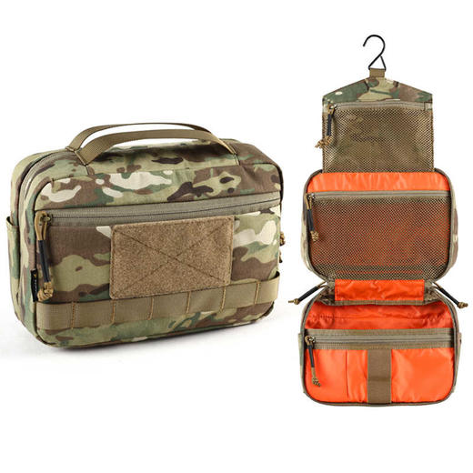 【500D尼龙 防泼耐造 堆料狂魔】轻量化多功能战术运动训练背心胸挂/洗漱包/钓鱼包ds（dq） 商品图3