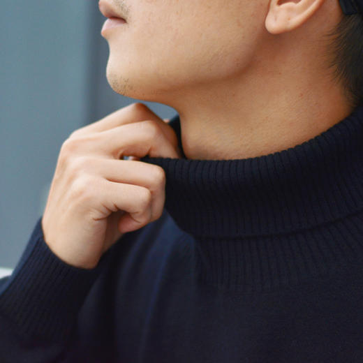 7天内安排发出 【男款|42年老牌国货】雪莲集团旗下红莲羊绒衫，纯羊绒长袖针织毛衣，经典时尚圆领300g/翻领310g 商品图8