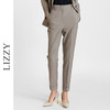 LIZZY早秋通勤简约翻边小脚裤职业西装裤子7713 商品缩略图0
