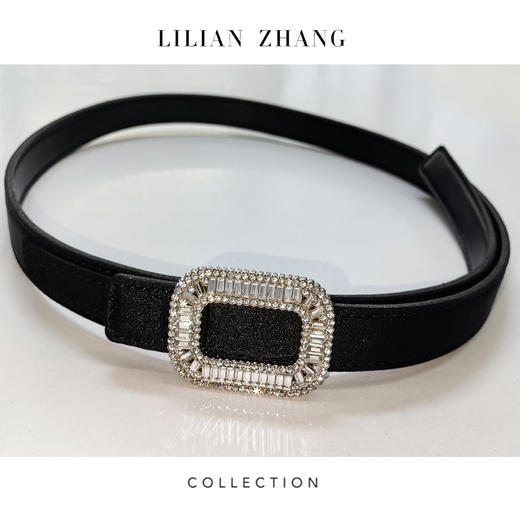 LILIAN ZHANG 搭配单品——轻奢——搭配绽放镶钻光芒腰带 2413002 商品图0
