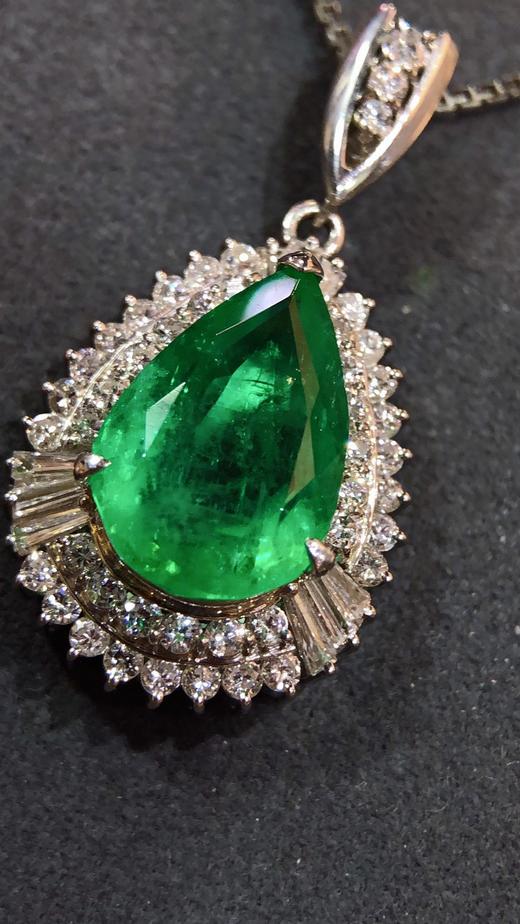 5.3ct刻面祖母绿吊坠 商品图0