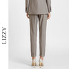 LIZZY早秋通勤简约翻边小脚裤职业西装裤子7713 商品缩略图2