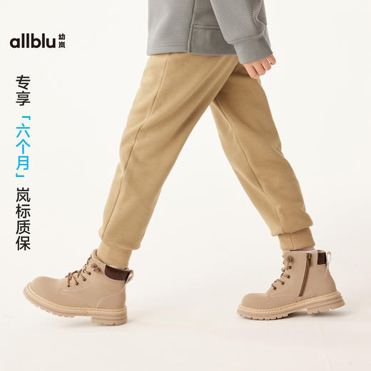 幼岚【不倒绒岚标裤】儿童加绒长裤 商品图3