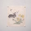 罗玉鑫国画33x33CM《六合之二·戊卯（兔）》一1平尺手绘纸本工笔国画作品[原作编号GH0391] 商品缩略图2