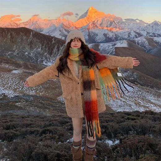 【彩虹围巾，百搭披肩】 商品图3