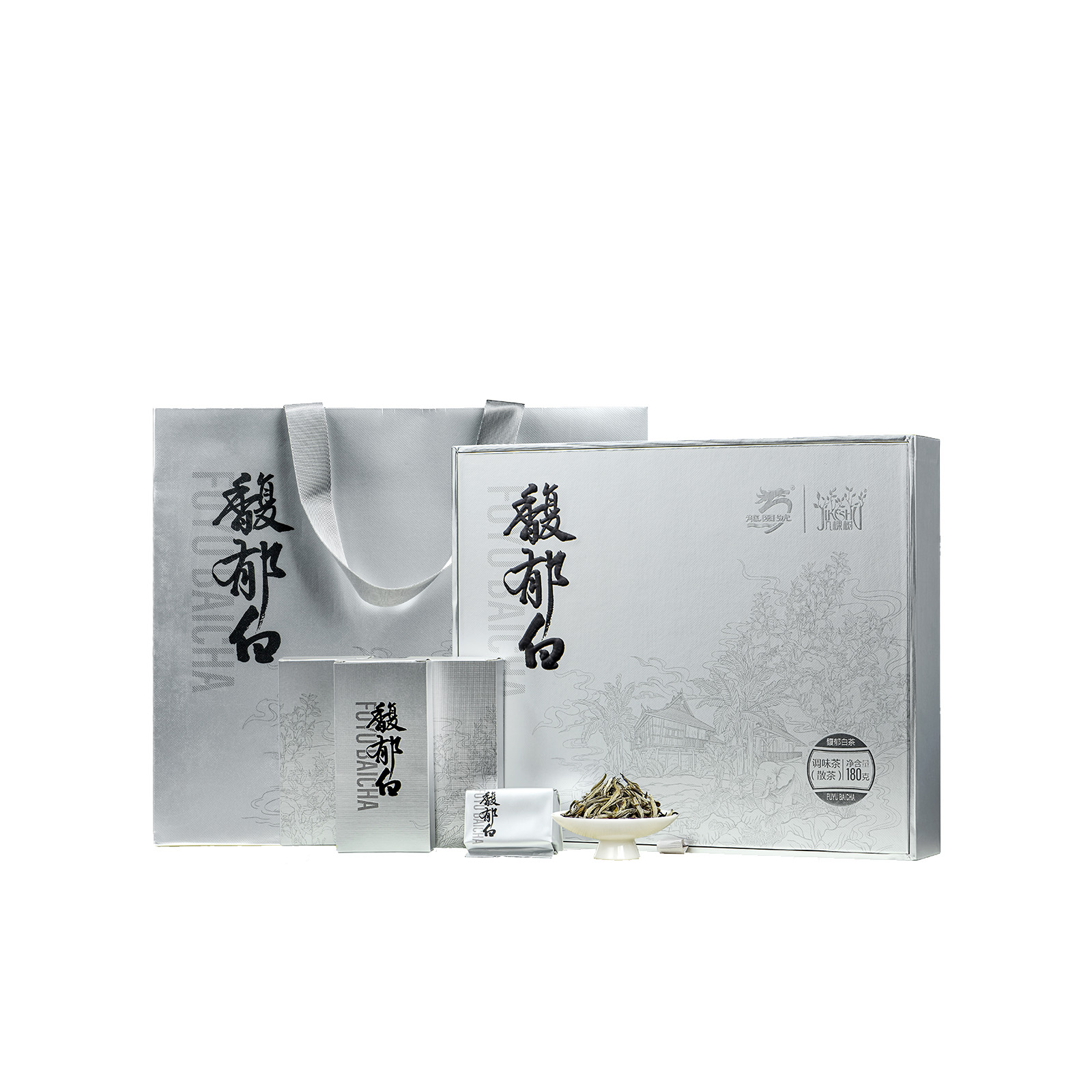 龙园几棵树云南勐海特级白茶馥郁白礼盒180g