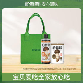 【分仓直发包邮】松鲜鲜调味礼包（毛毡包伴手礼）400g+500ml