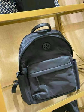 ¥1350🇺🇸Tory Burch TB Ella 女士👩🏻尼龙帆布双肩包旅行背包，防水 防雨