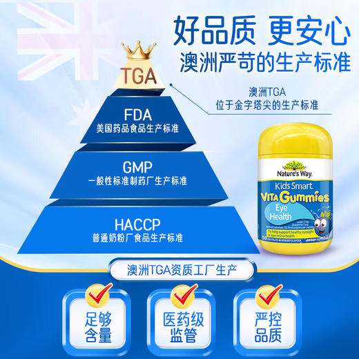 Nature's Way佳思敏儿童蓝光护眼软糖50颗 商品图7