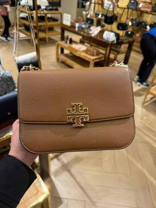 黑五价💰2299❗️❗️TB最新款britten 中号链条包，全荔枝纹牛皮设计高级感满满 商品图2