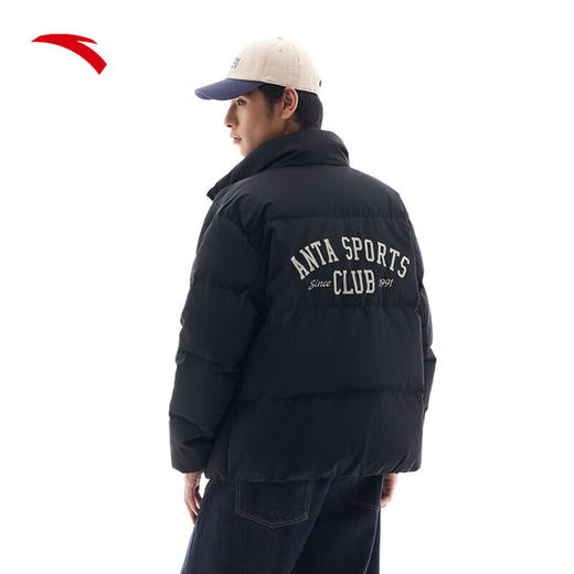 安踏（ANTA）速暖羽绒服男士冬季抗寒保暖防泼水立领外套运动夹克男152448907 商品图3