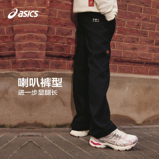 【三防】Asics/亚瑟士童装女童春季新款喇叭裤瑜伽裤弹力磨毛保暖 商品图2