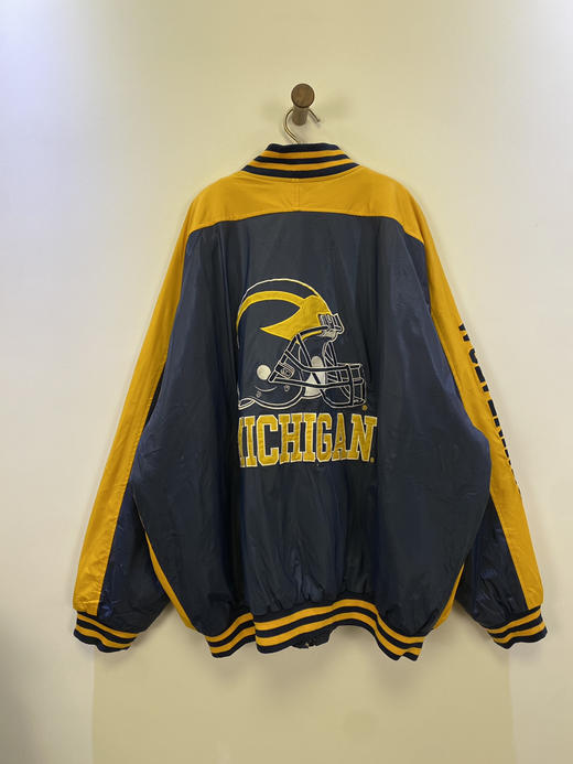 90年代 Vintage 密西根大学 棉服 夹棉外套_CTJK(XL) 商品图0