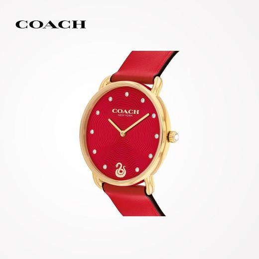 【全球购*买一🉐五「赠送周大福同款权杖蛇项链+灵蛇手链+灵蛇戒指+礼盒」】蔻驰ELLIOT系列·蛇年限定】COACH/蔻驰ELLIOT系列蛇年限定生肖腕表/鸿运蛇表/富贵蛇/老花镶钻 商品图3