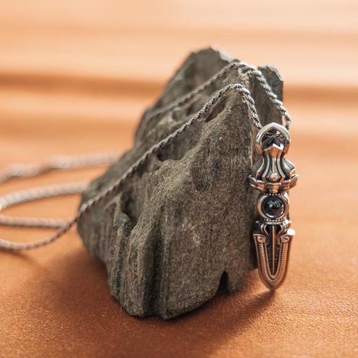 【三怙主系列】文殊宝剑吊坠 智慧启迪醍醐原创 藏式饰品 商品图4