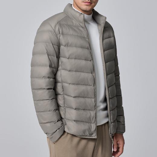 【预售3天男士立领90灰鸭轻型羽绒服】墨麦客2025冬季新款简约纯色男士外套 商品图1