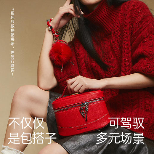 Amazing Song 乙颂狐狸毛毛绒手工挂件箱包书包配饰秋冬新款新年装饰 商品图3