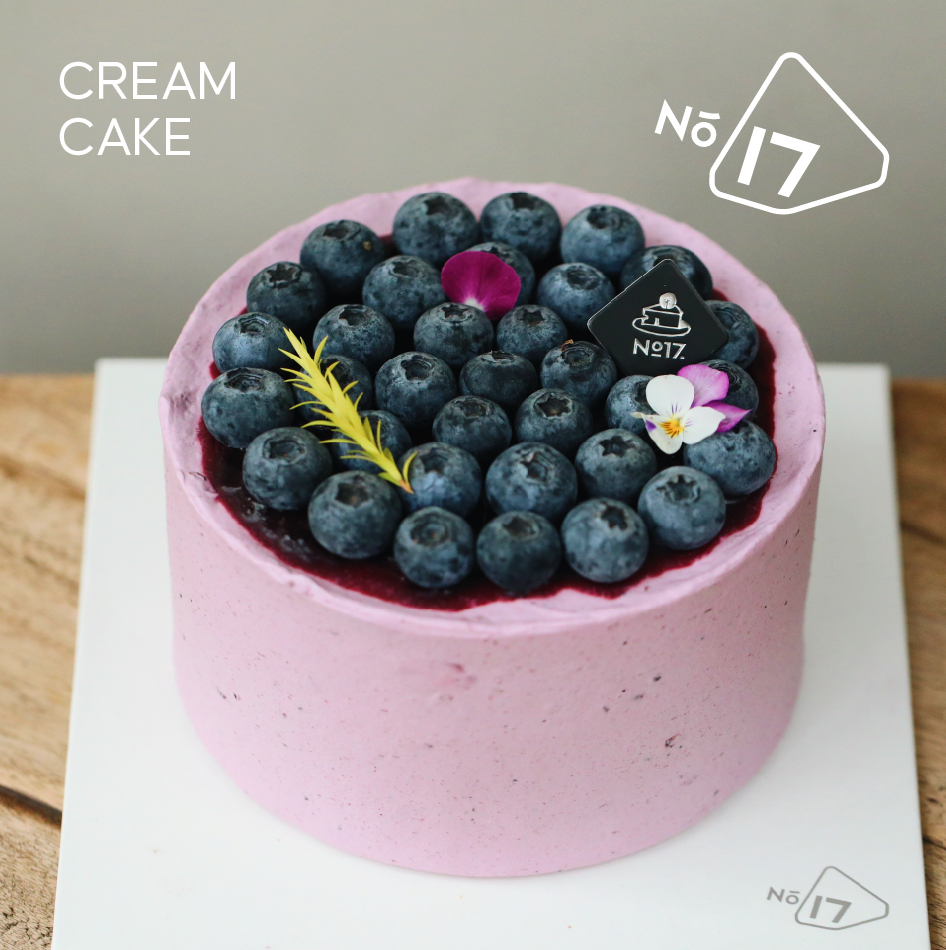 爆浆蓝莓奶油蛋糕