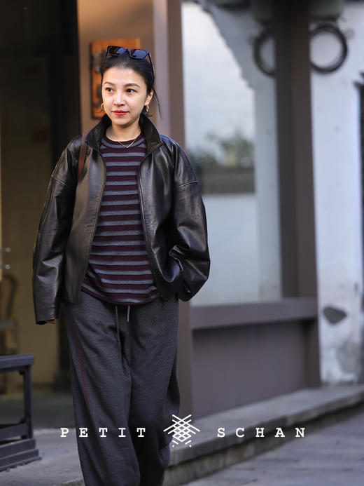 PETIT SCHAN小闪 CLO#428 usual mind 平常心 德国扬子纱100%美丽诺羊毛针织长袖套头针织衫 商品图4