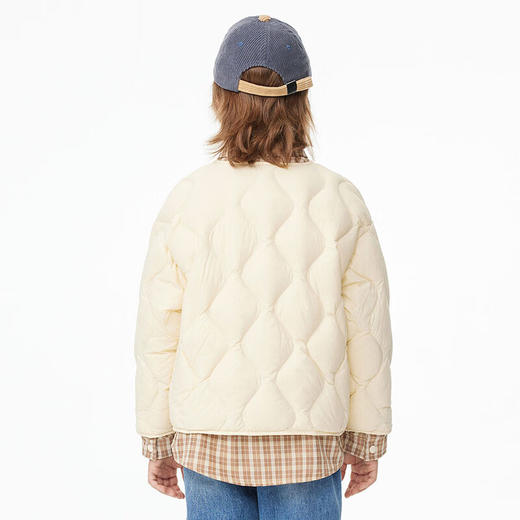 【MQD】童装男大童冬季学院风保暖翻领羽绒服 商品图3