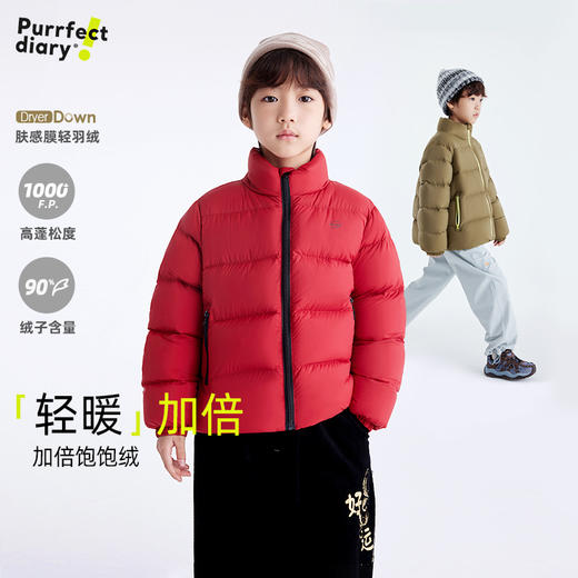 【绒饱饱亲子羽绒】亲子款立领绒饱饱羽绒服PDWT2426 商品图0