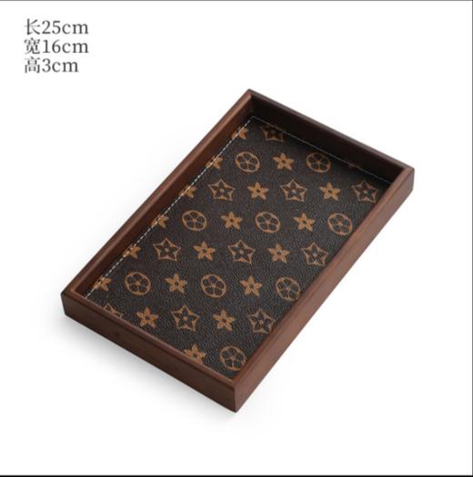 【大中小号可选】娜家皮质老花托盘 商品图5