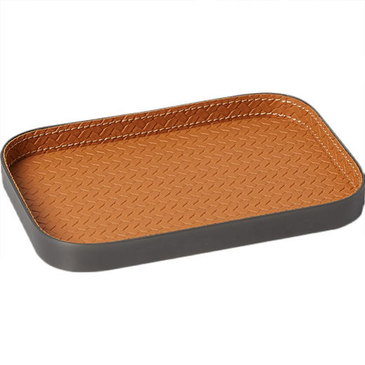 【3色可选】娜家皮纹托盘 商品图3