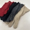 7天内安排发出  红莲山羊绒手套加厚保暖五指针织手套 25g/双 商品缩略图1
