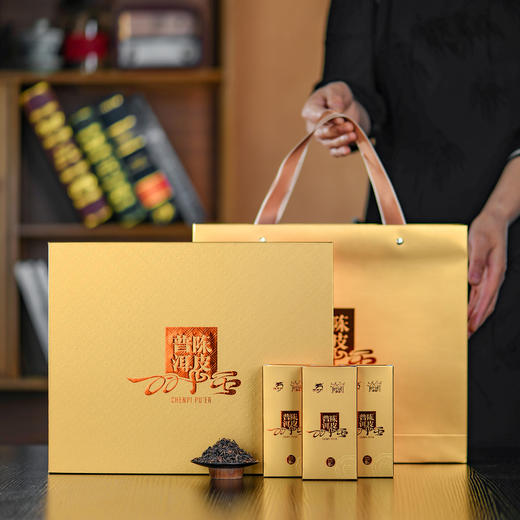 龙园几棵树陈皮普洱茶双十五老熟普180g 商品图3