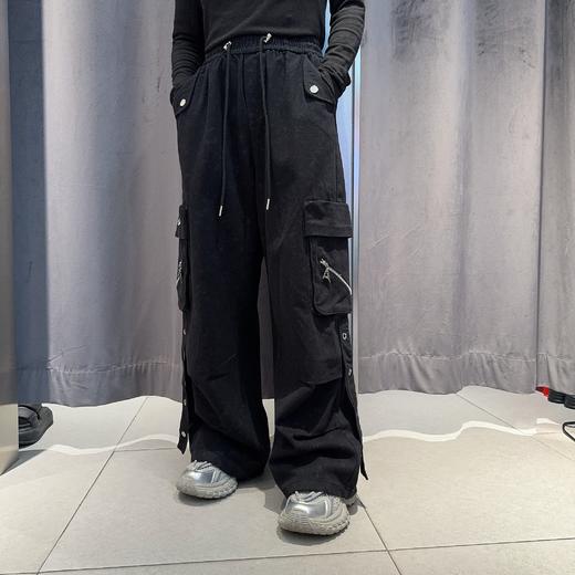 N全橡筋多口袋链条工装长裤41030（黑） 冬季 144010500321 商品图0