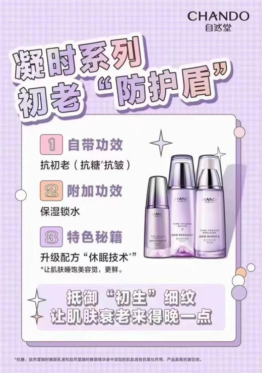 严选 | 自然堂凝时乳液套装 自然堂凝时鲜颜肌活乳液120ml+洁面60g+水60ml+面霜15g*2 商品图5