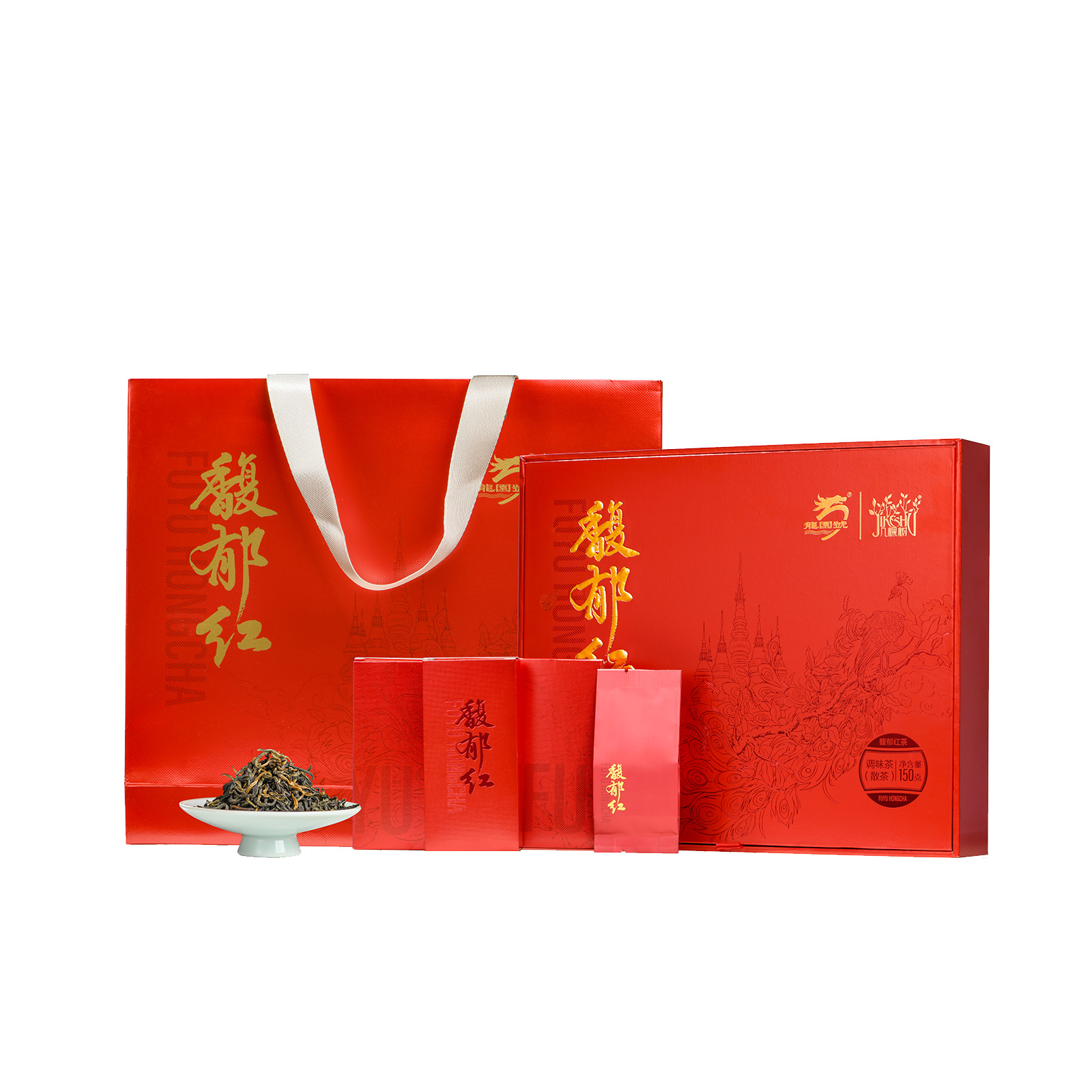 龙园几棵树龙园晒红馥郁红花香型礼盒装150g