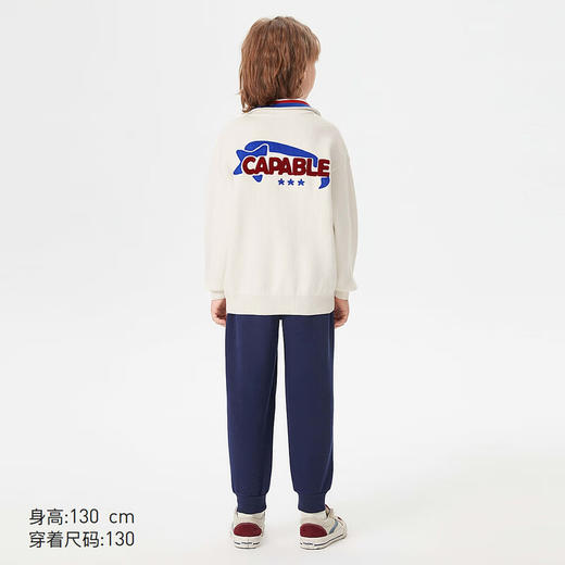 【MQD】童装男大童冬新款学院风休闲翻领毛衣 商品图2