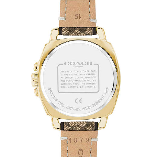 【全球购*买一🉐五「赠送周大福同款权杖蛇项链+灵蛇手链+灵蛇戒指+礼盒」】蔻驰ELLIOT系列·蛇年限定】COACH/蔻驰ELLIOT系列蛇年限定生肖腕表/鸿运蛇表/富贵蛇/老花镶钻 商品图8