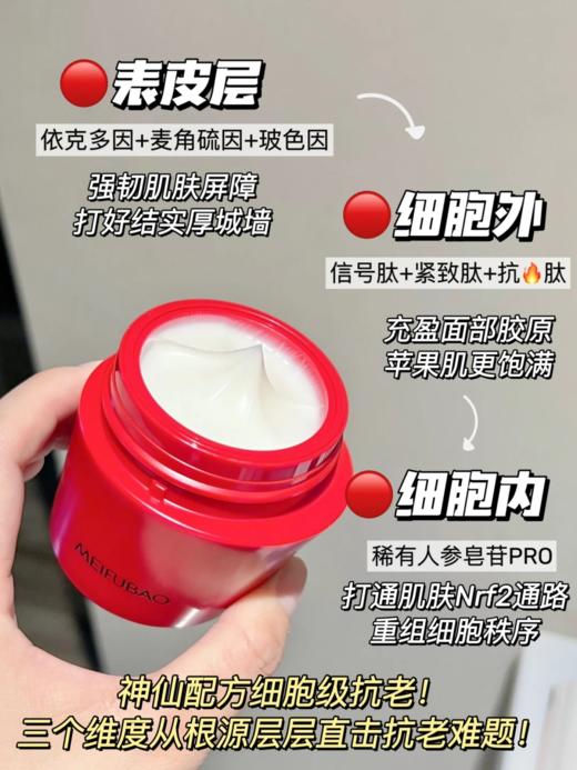 【美肤宝反重力面霜】✨淡化纹路，强韧真皮，充盈胶原，预防松弛，立体塑颜！打破重力，肌肤重回弹力！跟地心引力说拜拜！🌟 商品图6