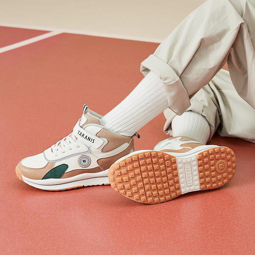 泰兰尼斯kids儿童鞋秋冬新款加绒高帮防滑女童运动鞋男童休闲鞋子T01D2D2231 商品图2