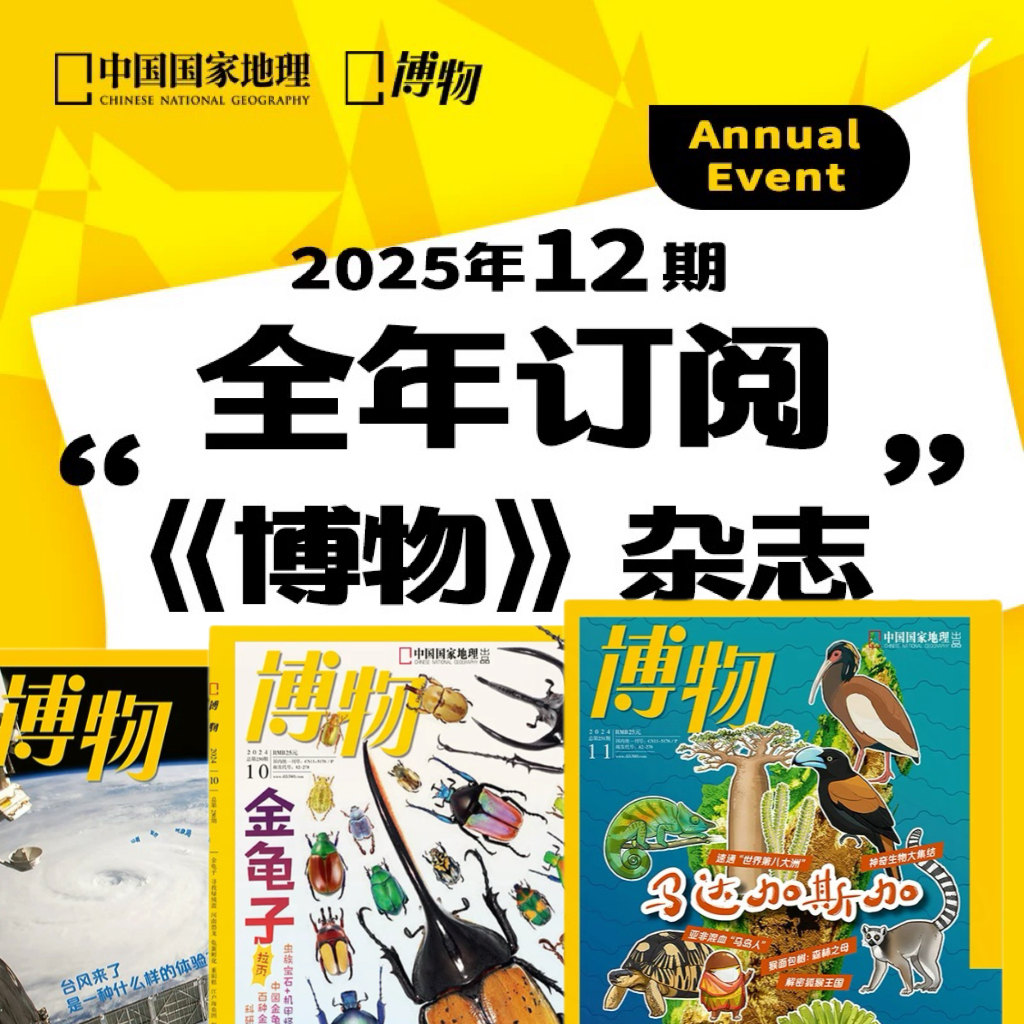 《博物》杂志订阅 自然人文综合知识类杂志 已更新至2025年1月刊（第1期） 《中国国家地理》青春版 科普百科