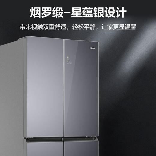 海尔（Haier）532升星蕴银一级双变频三档变温彩晶T型门冰箱BCD-532WGHTD59S1U1 商品图4