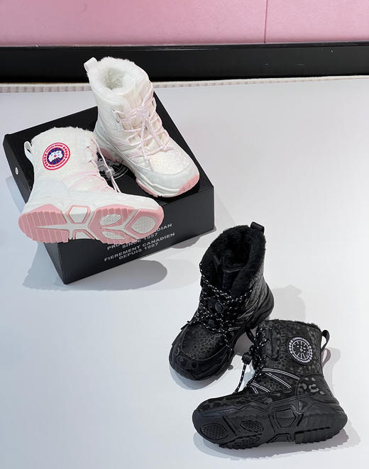 儿童大鹅加绒加厚保暖雪地靴113002 商品图3