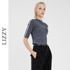 LIZZY早秋圆领五分袖修身打底针织衫套头短款毛衣女7738 商品缩略图2