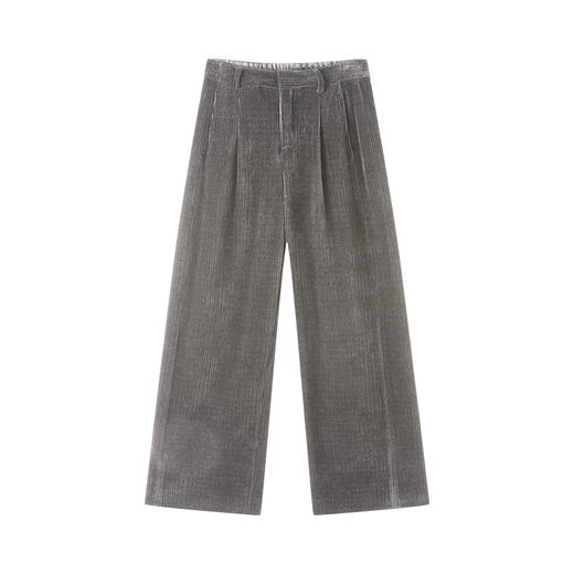 IN AND ON 经典升级 立体坑条雪尼尔直筒裤 54696 商品图7