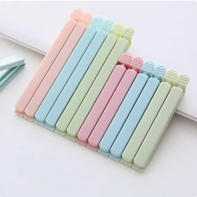 5入 食品袋密封夹封口夹  调味品塑料袋零食袋子封口夹