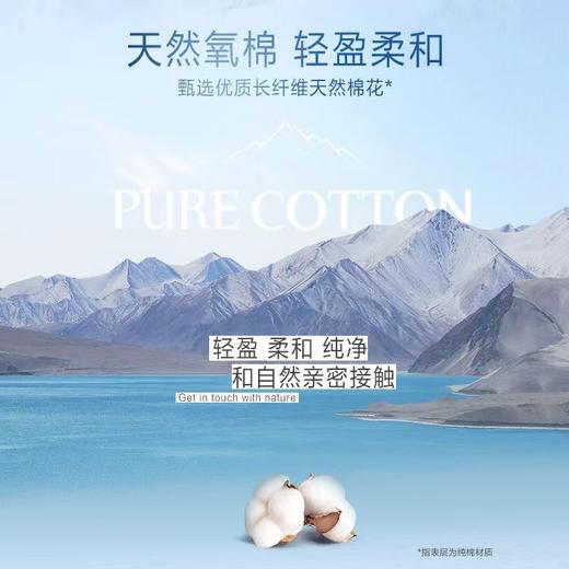 淘淘氧棉天白山日用卫生巾240mm*10片/包 商品图4
