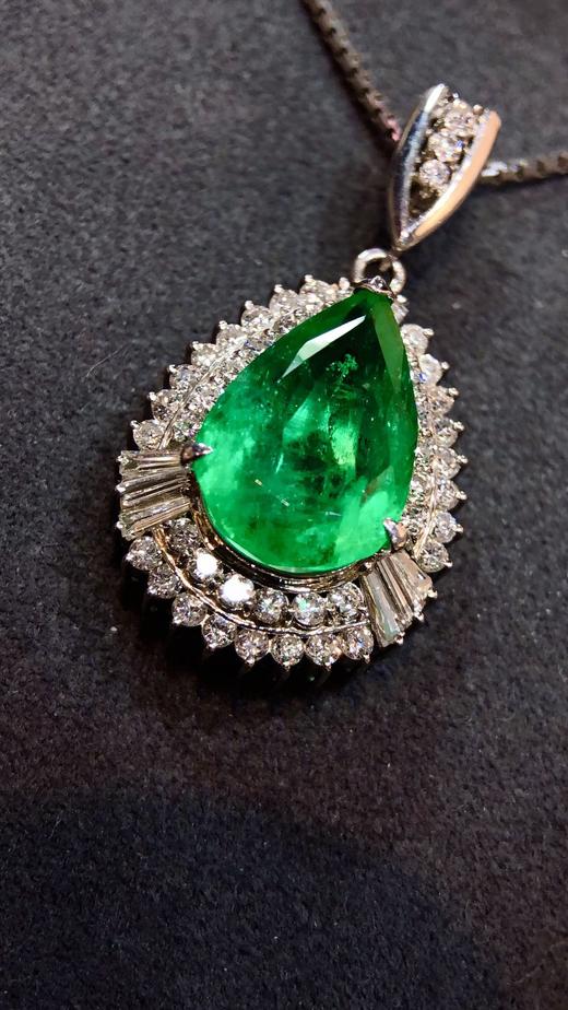 5.3ct刻面祖母绿吊坠 商品图1