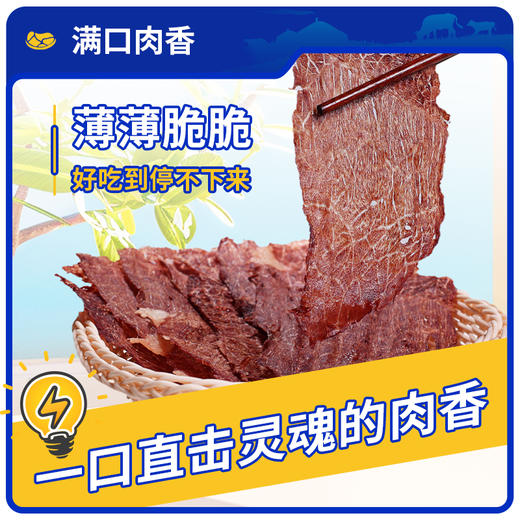 草原姑娘内蒙古手撕风干牛肉干牛肉脆片灯影牛肉高蛋白健康营养休闲零食合集 商品图2