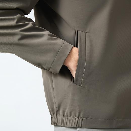 柒牌男装立领夹克男2025春季新款时尚休闲暗纹提花男款茄克衫外套128K71280 商品图2