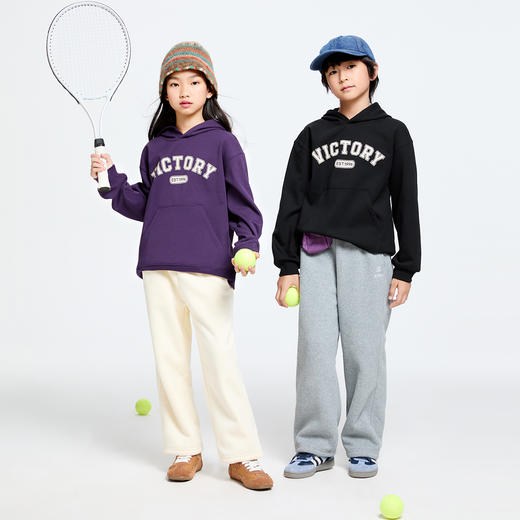 男女童海岛绒连帽卫衣新款安奈儿童装小程序专享EM441619 商品图5