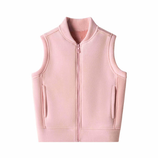 百媚生 奥利绒立领拉链马甲女士秋冬季防风保暖背心L347 商品图7