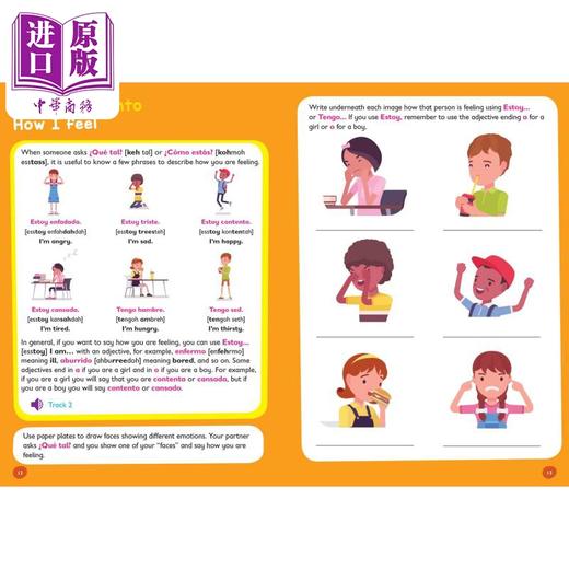 【中商原版】Spanish Ages 7-9 Collins Easy Learning 英文原版 柯林斯易学儿童：西班牙语 7-9岁 KS2 西语西文学习 商品图3