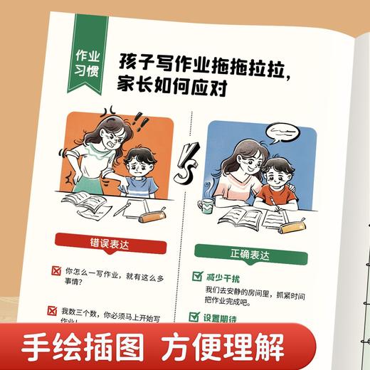 家庭家庭教育百问百答育儿教学手册精选育儿话术行动建议正确教育深入孩子内心世界 商品图4